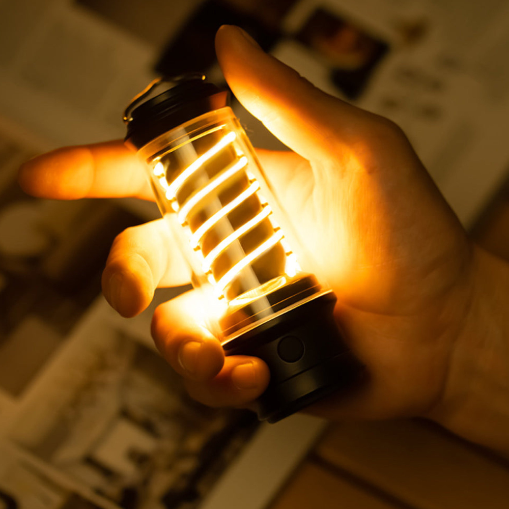 Tragbare spiralförmige LED-Laterne | Ormexis