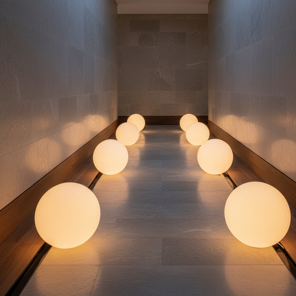 Spherical Diffused Floor Lamp | Ormexis