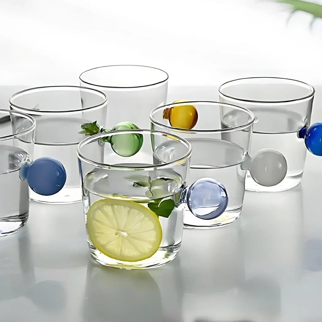 Sphere Accent Glass Cups | Ormexis