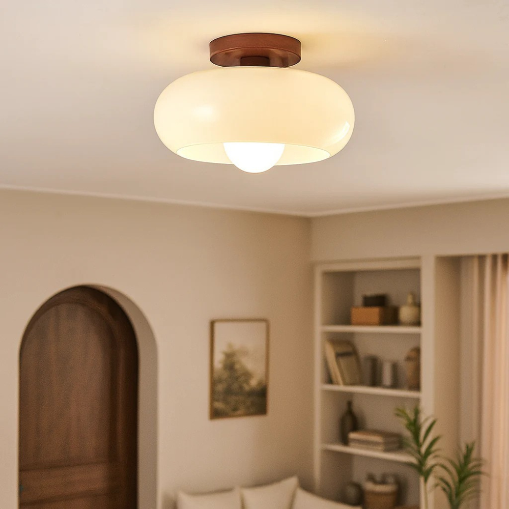 Bauhaus Glass Dome Ceiling Light | Ormexis