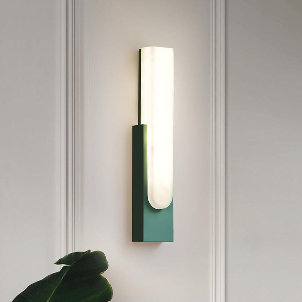 Modern Sculptural Alabaster Wall Sconce | Ormexis