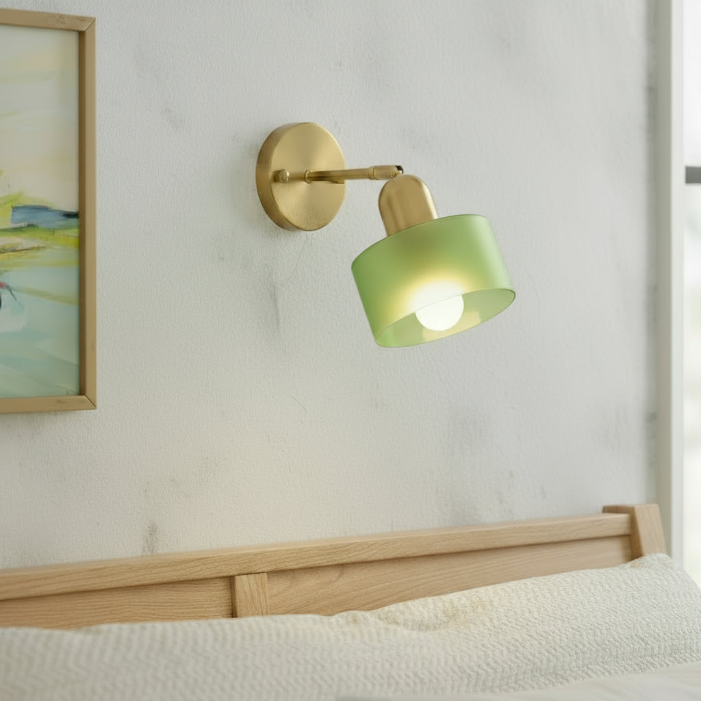 Bauhaus Colored Glass Wall Light | Ormexis