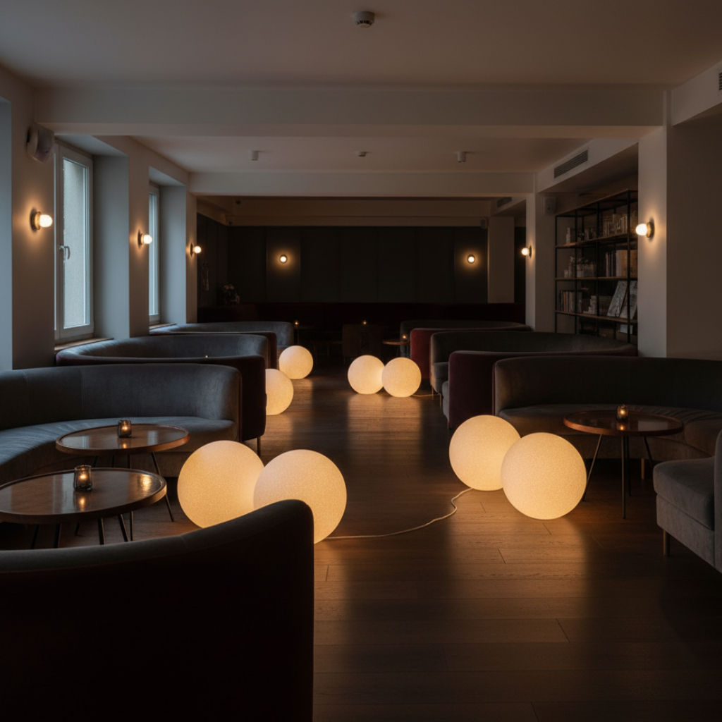 Spherical Diffused Floor Lamp | Ormexis