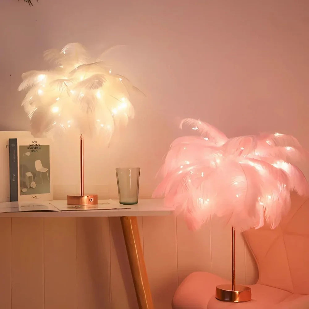 Plume Aura bordslampa | Ormexis