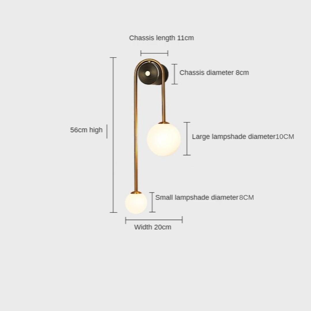 Sculptural Eclipse Wall Light | Ormexis