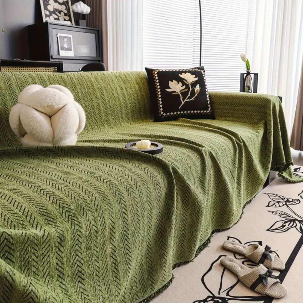 Subtle Weave Sofa Cover | Ormexis