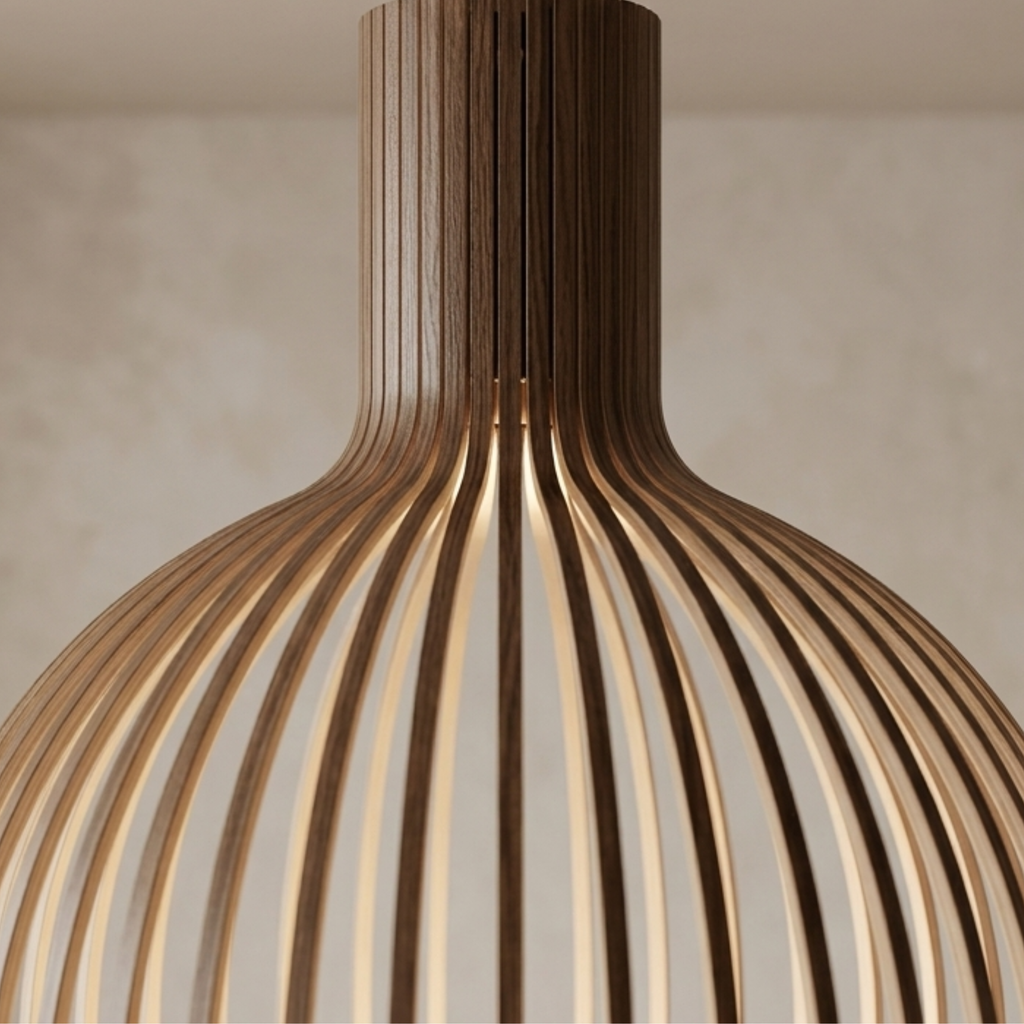 Lámpara colgante de madera Octo 4240 | Ormexis