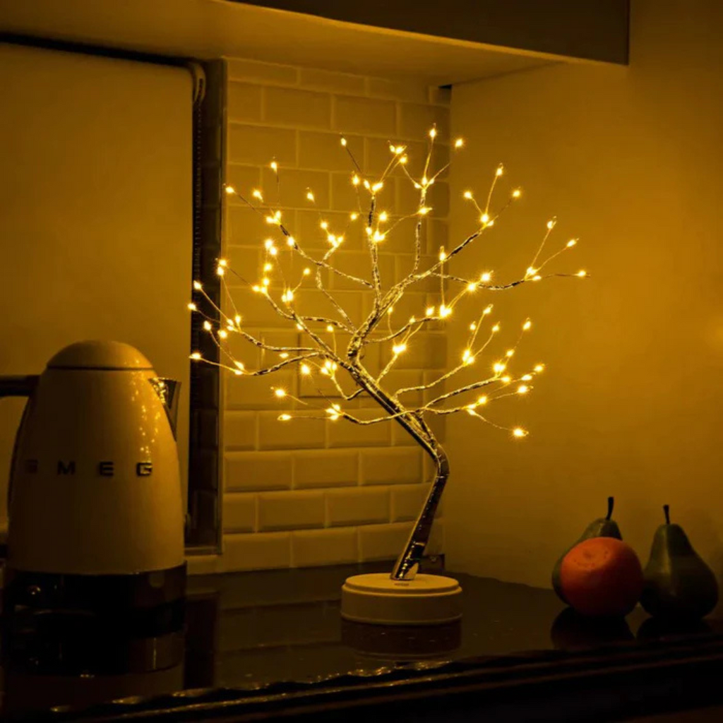 Självlysande bordslampa i grenform | Ormexis