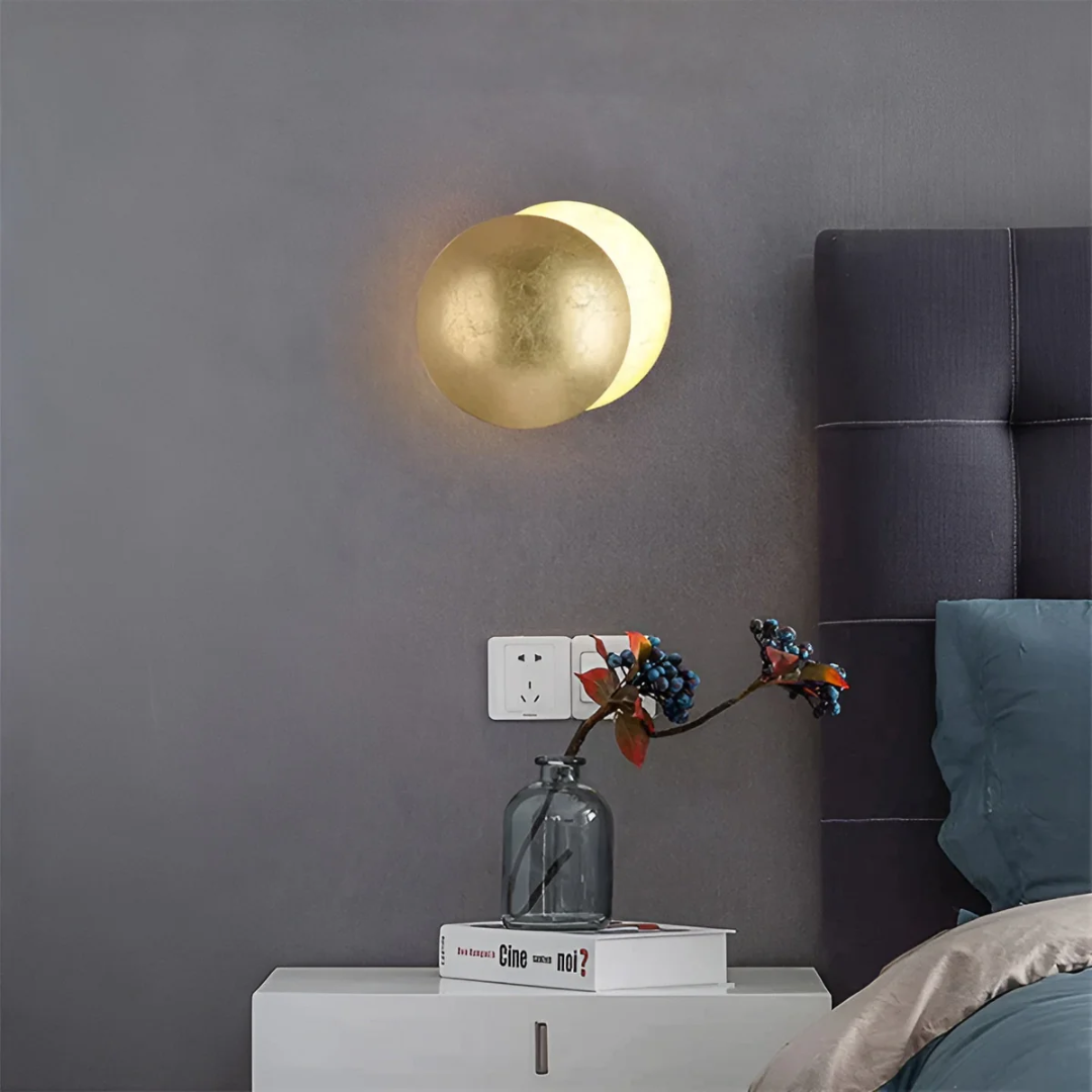 Sculptural Eclipse Disc Wall Light | Ormexis