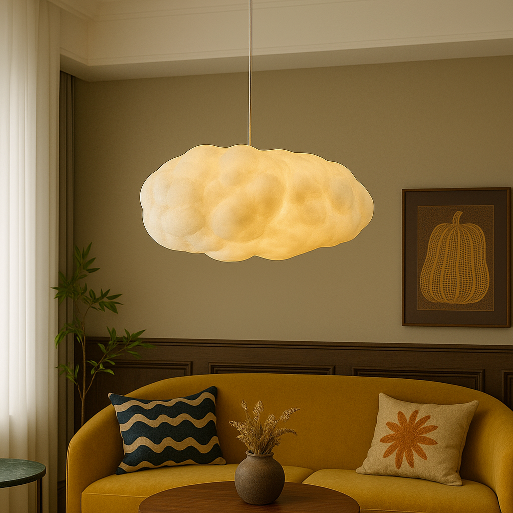 Suspension nuage sculptée scandinave | Ormexis