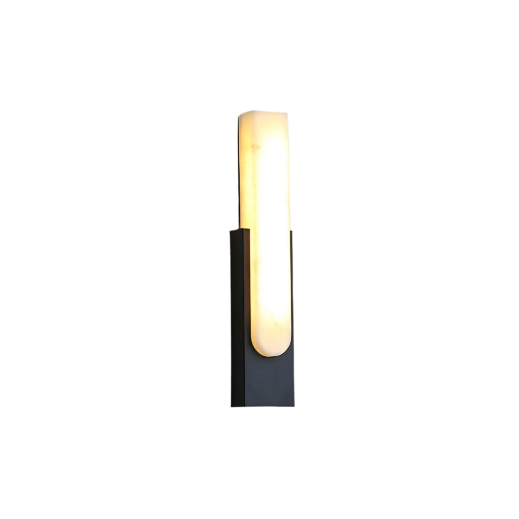 Modern Sculptural Alabaster Wall Sconce | Ormexis