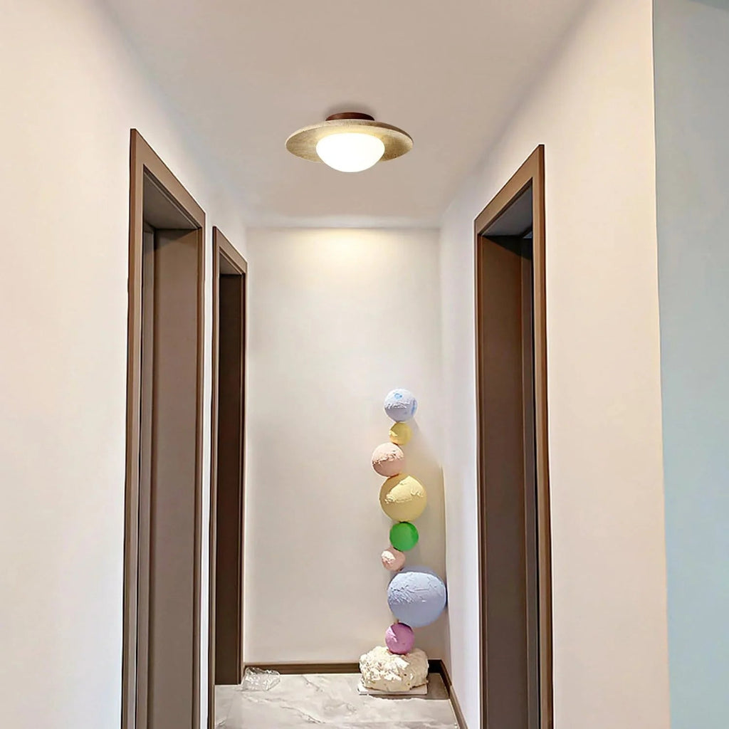 Stone Disc Flush Ceiling Light | Ormexis
