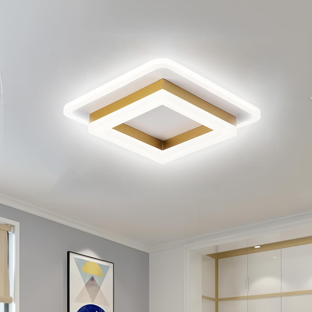 Podwójna geometryczna lampa sufitowa LED | Ormexis