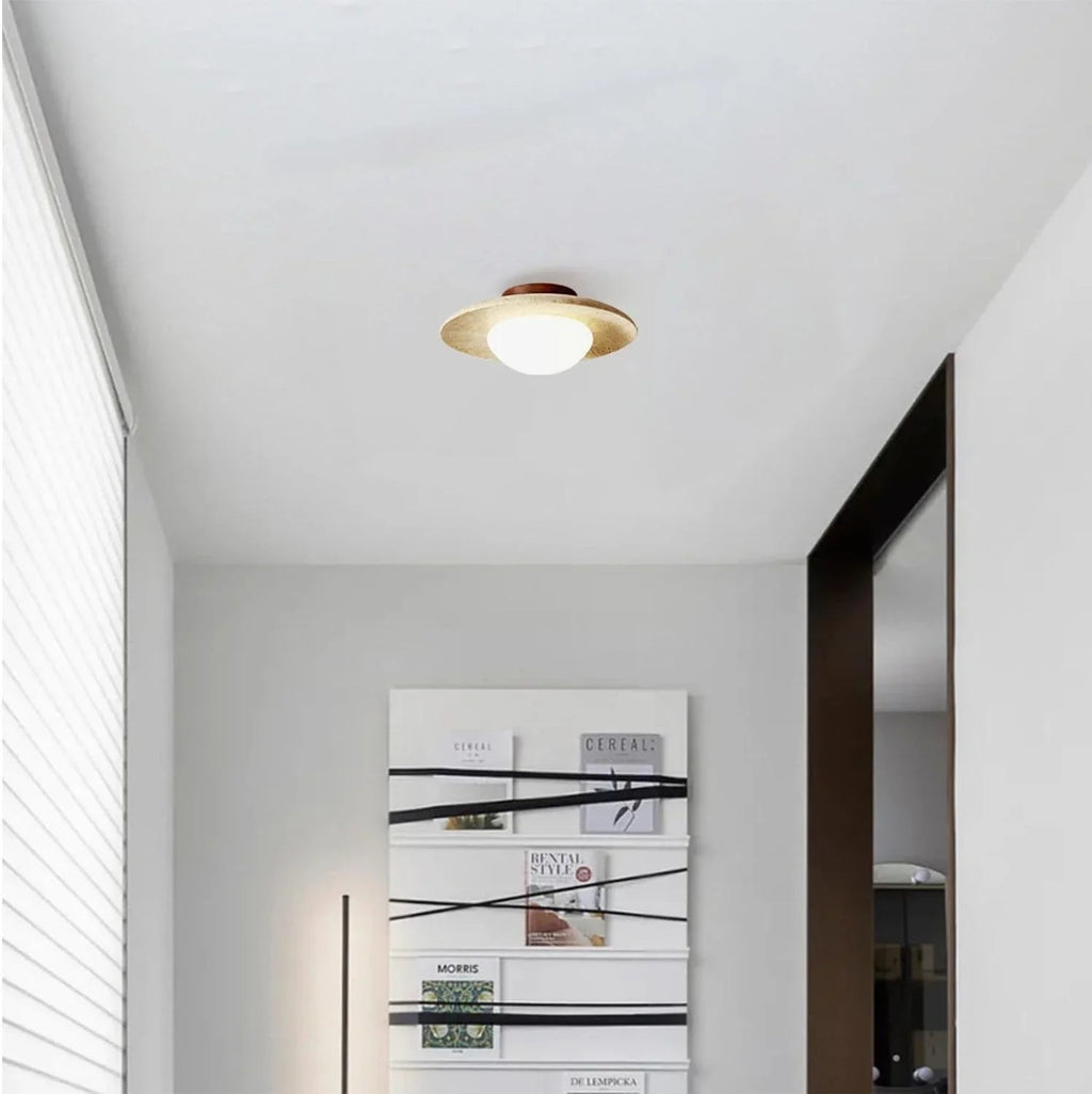 Stone Disc Flush Ceiling Light | Ormexis