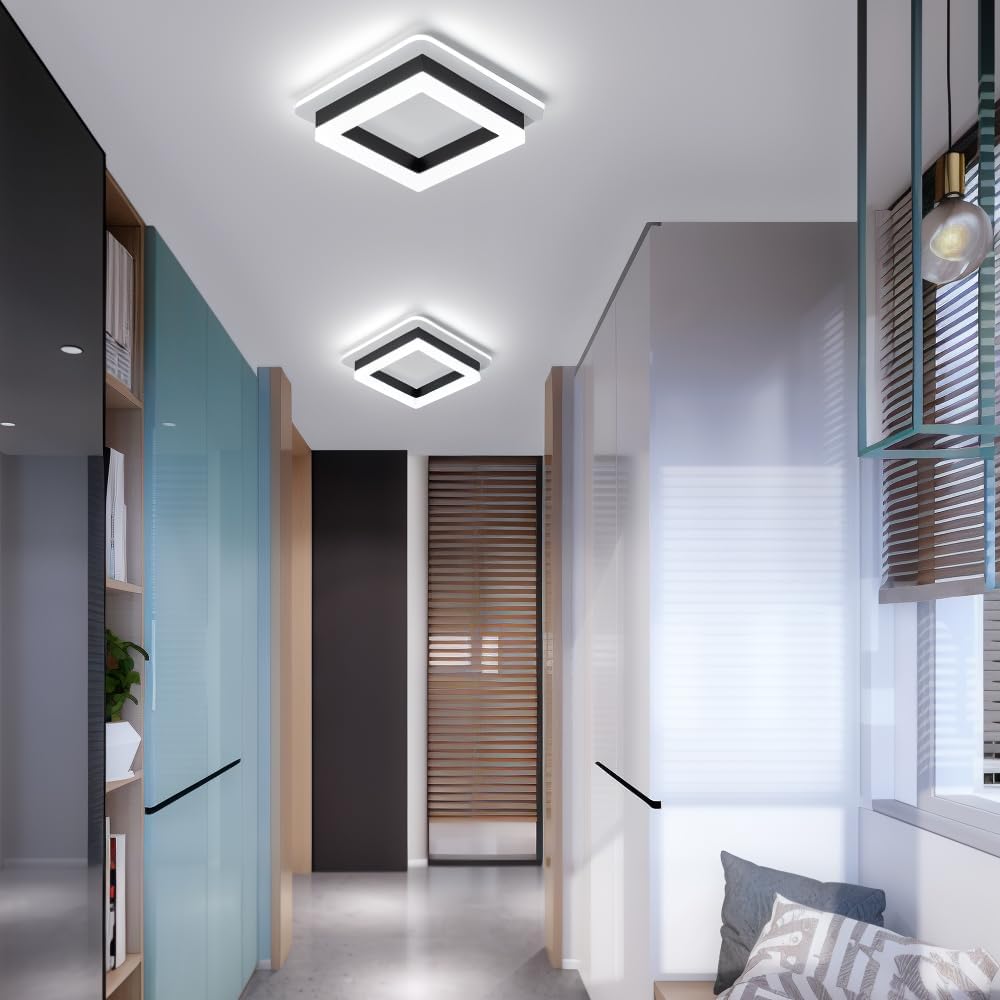 Podwójna geometryczna lampa sufitowa LED | Ormexis