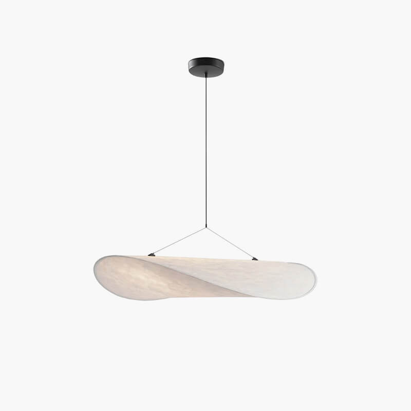 Zen umělecká závěsná lampa Cloud Silk do obývacího pokoje, lampa ve tvaru bramborové lupínky