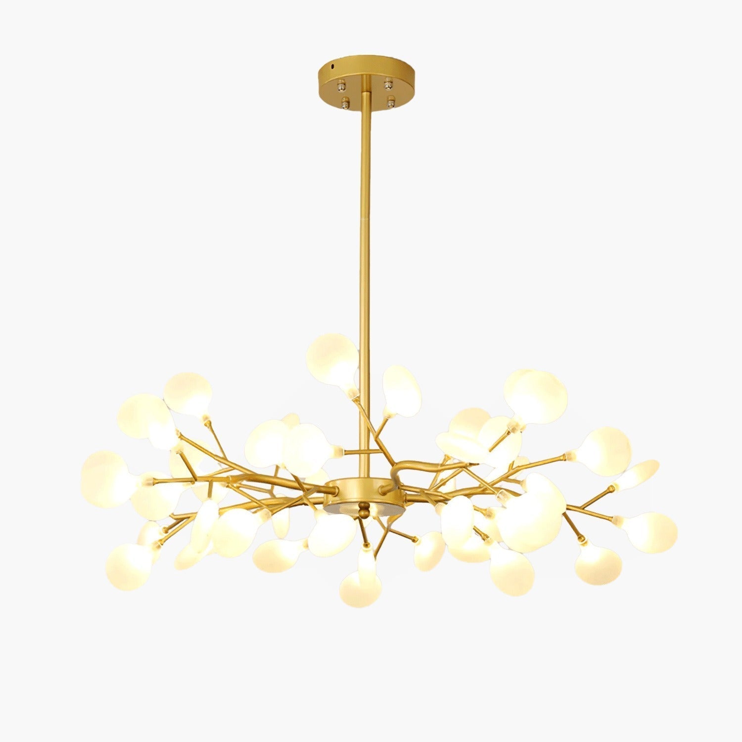 Firefly Sputnik LED Chandelier In Starburst Design For Warm Ambient Glow