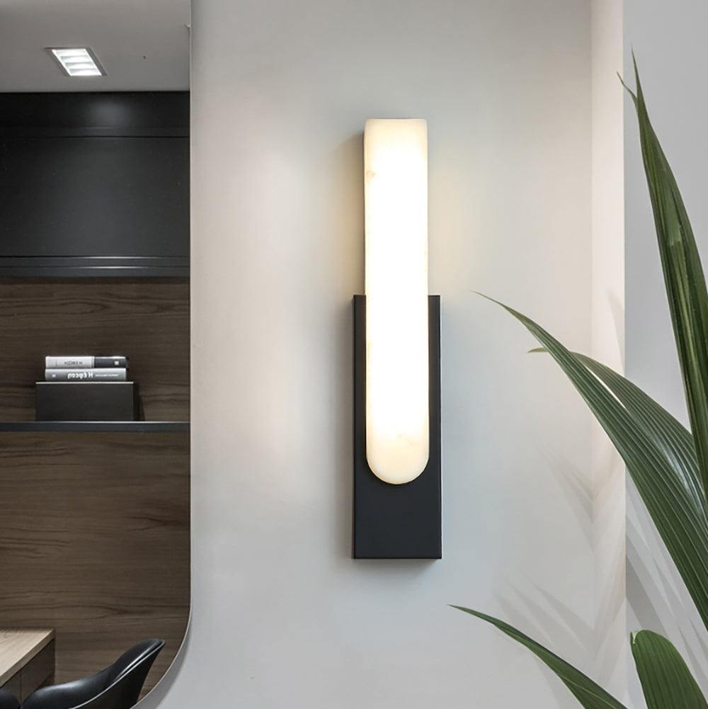 Modern Sculptural Alabaster Wall Sconce | Ormexis