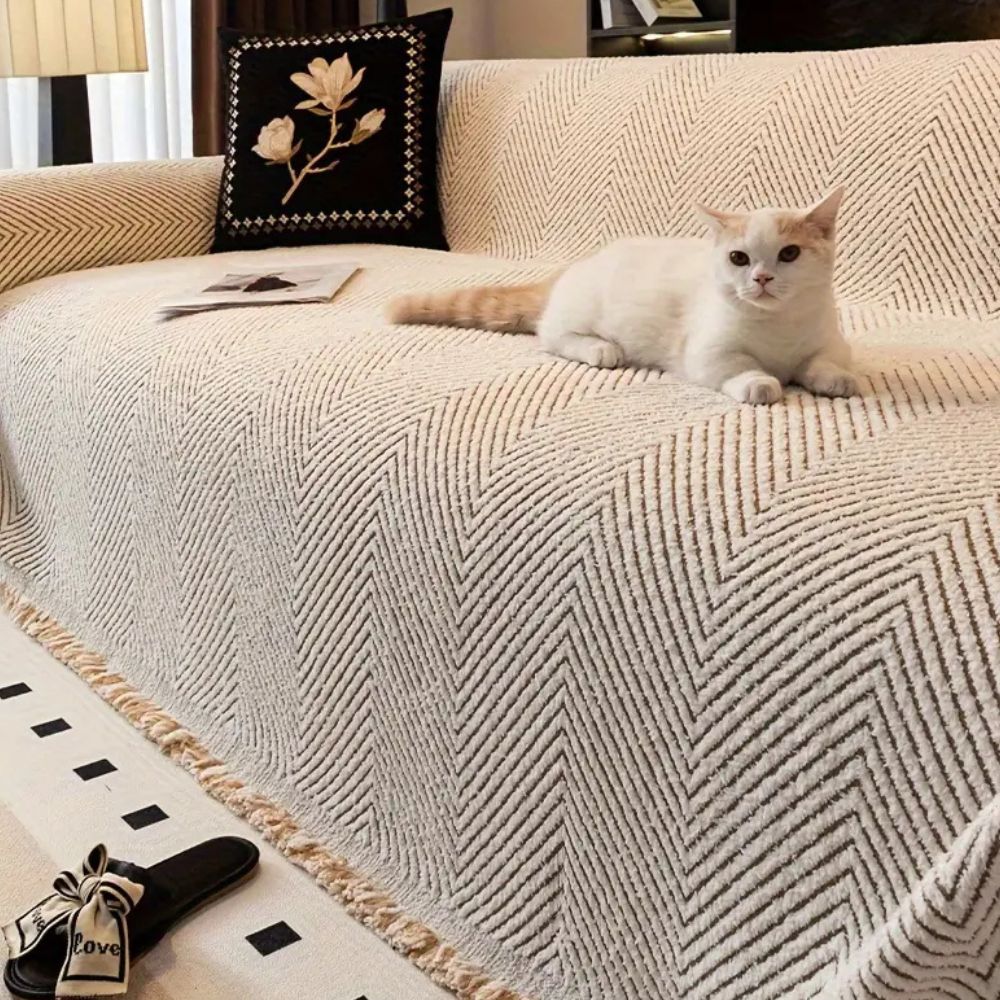 Woven Angle Couch Cover | Ormexis