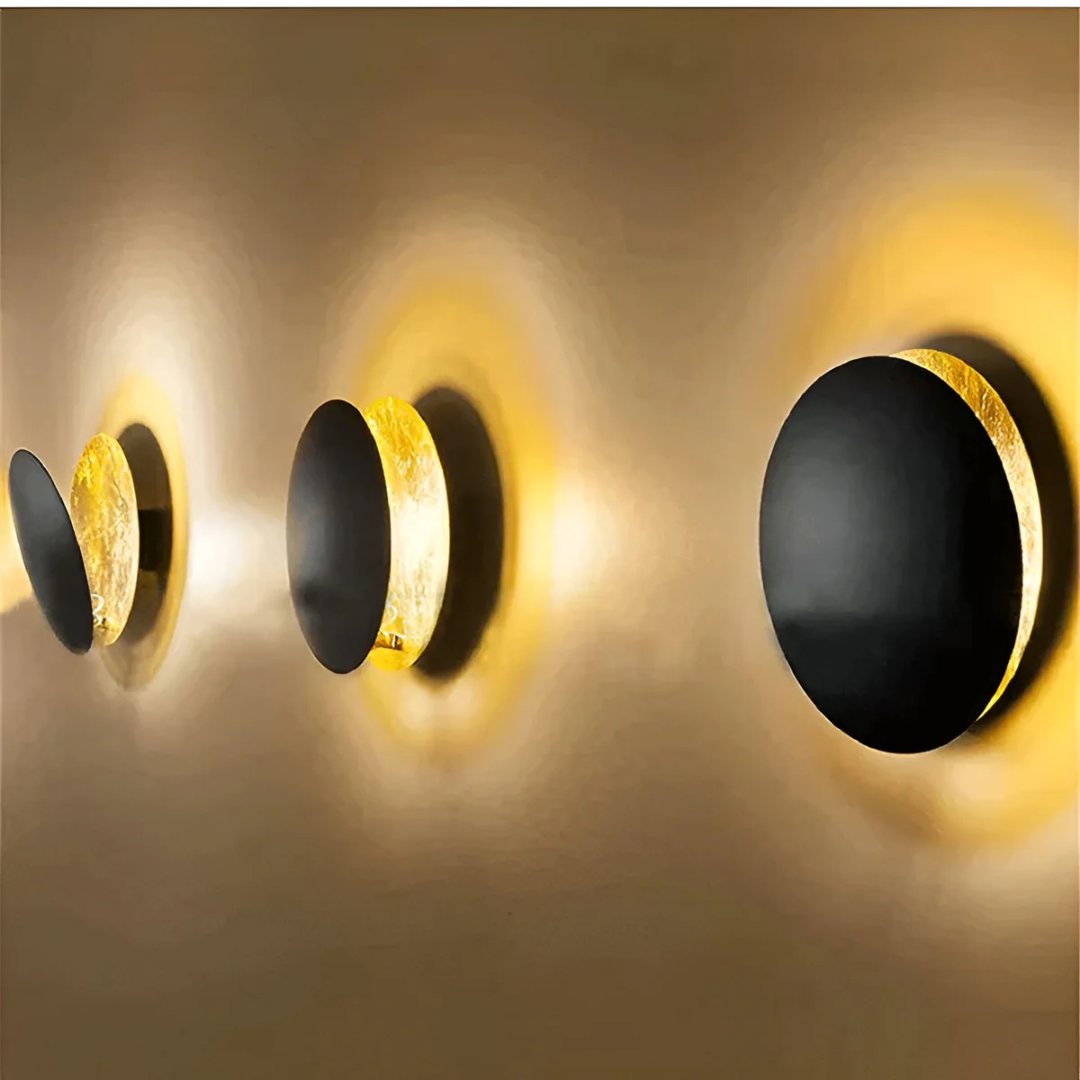 Sculptural Eclipse Disc Wall Light | Ormexis