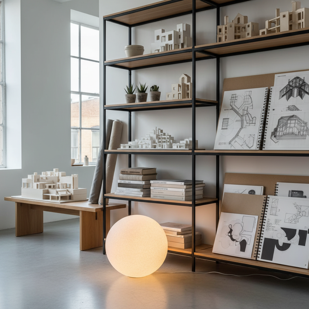 Spherical Diffused Floor Lamp | Ormexis