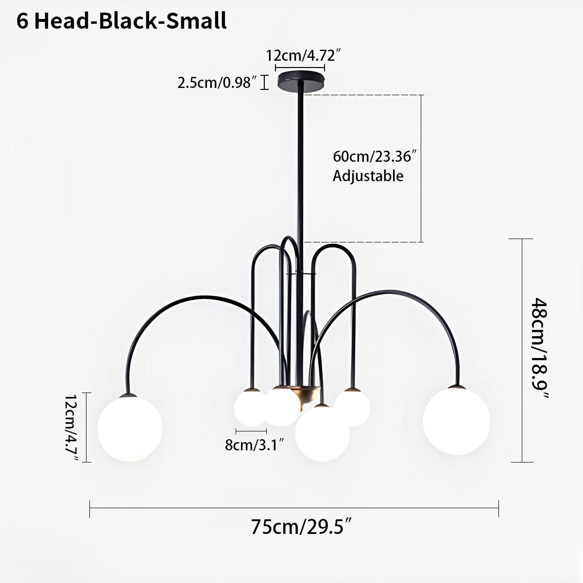 Avi Glass Chandelier With Double Layer Design Contemporary Ceiling Light