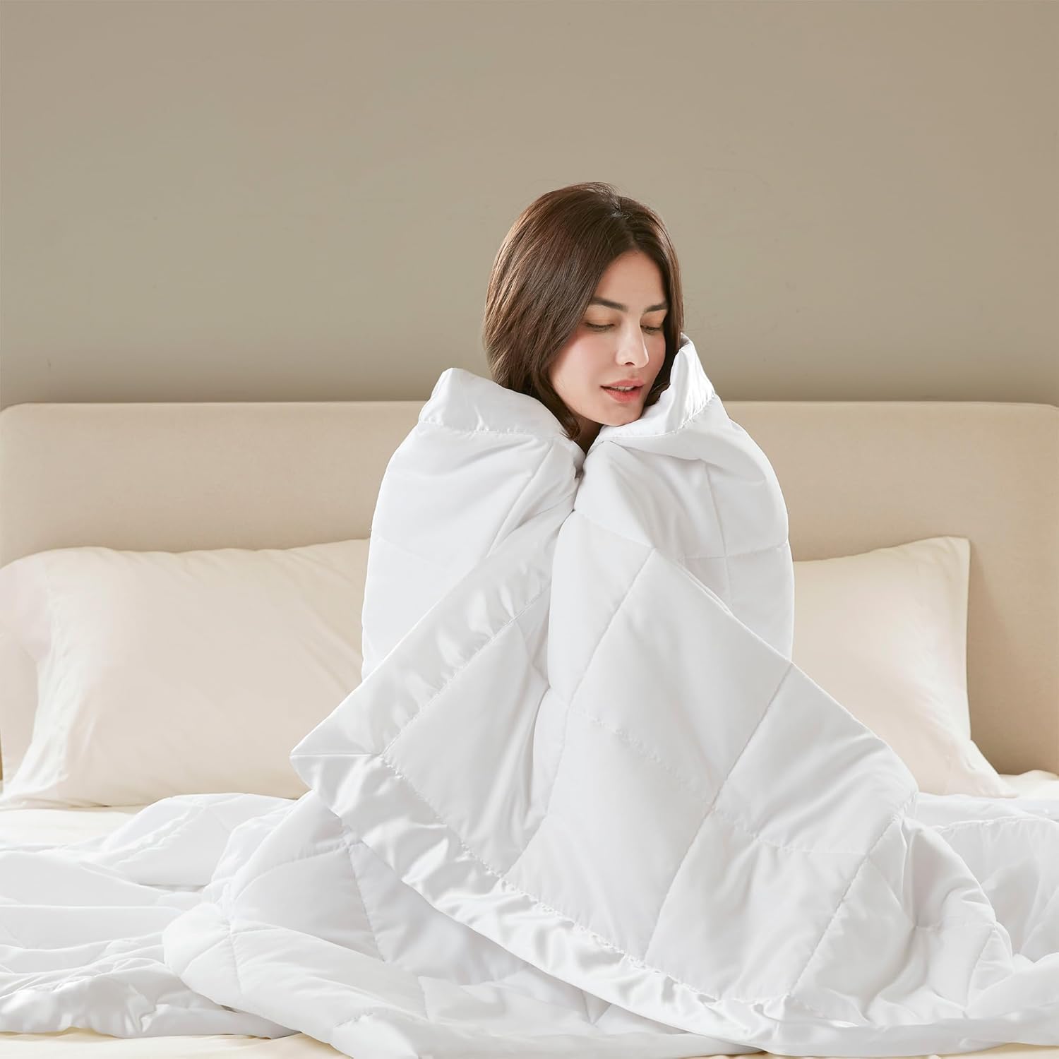 Windom Collection Lightweight Soft Blanket With Satin Trim