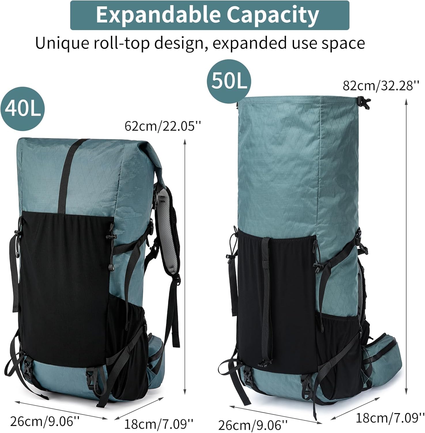 Adventure Gear 50L Hiking Pack With Internal Frame For Mountain Climbing And Camping - Ormexis