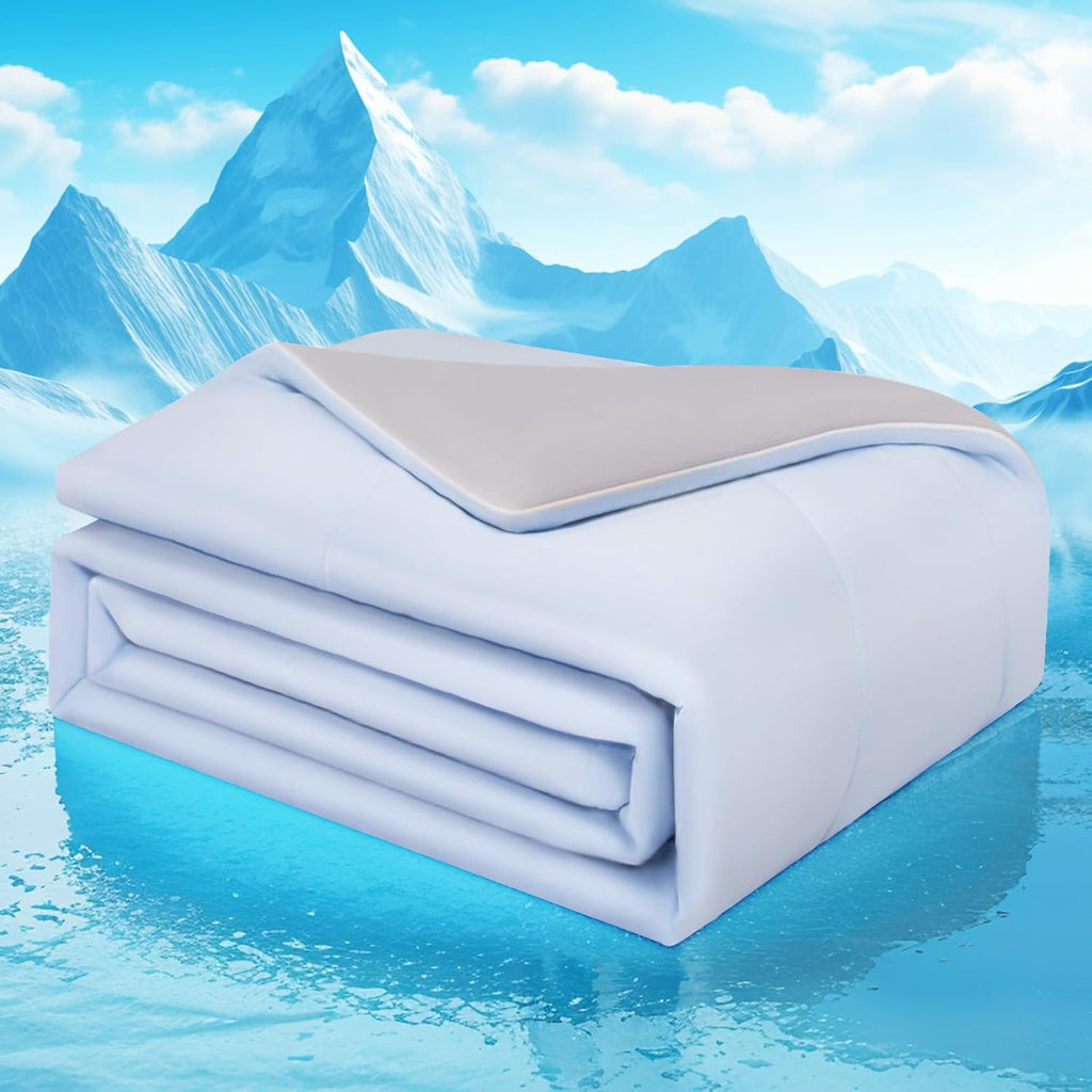 Couverture rafraîchissante Q-Max, double face, douce et respirante pour les personnes qui ont chaud la nuit