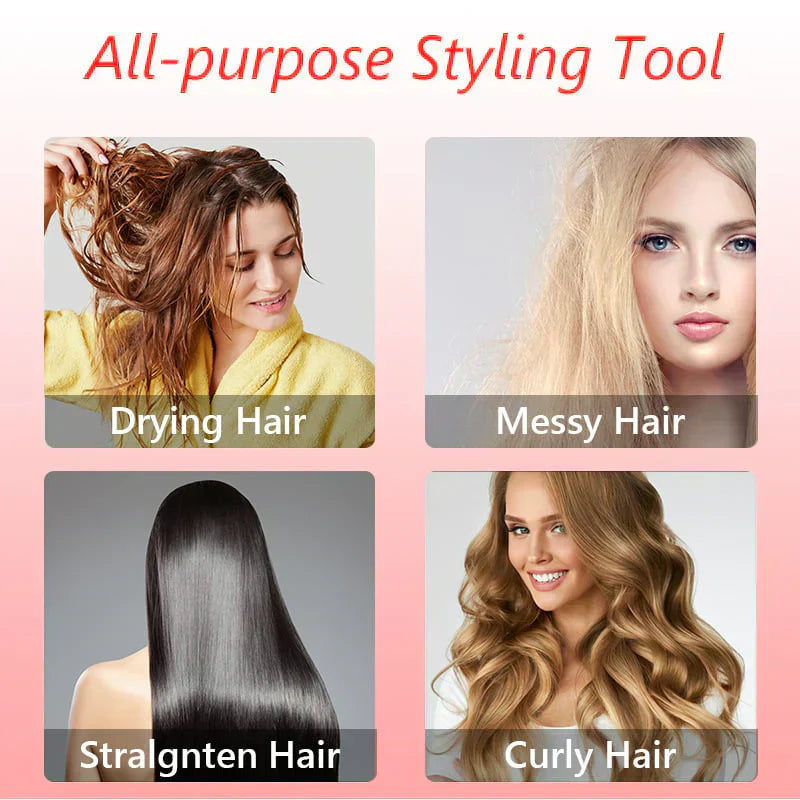 NovaGlide 3-In-1 Hairbrush For Simple Daily Styling