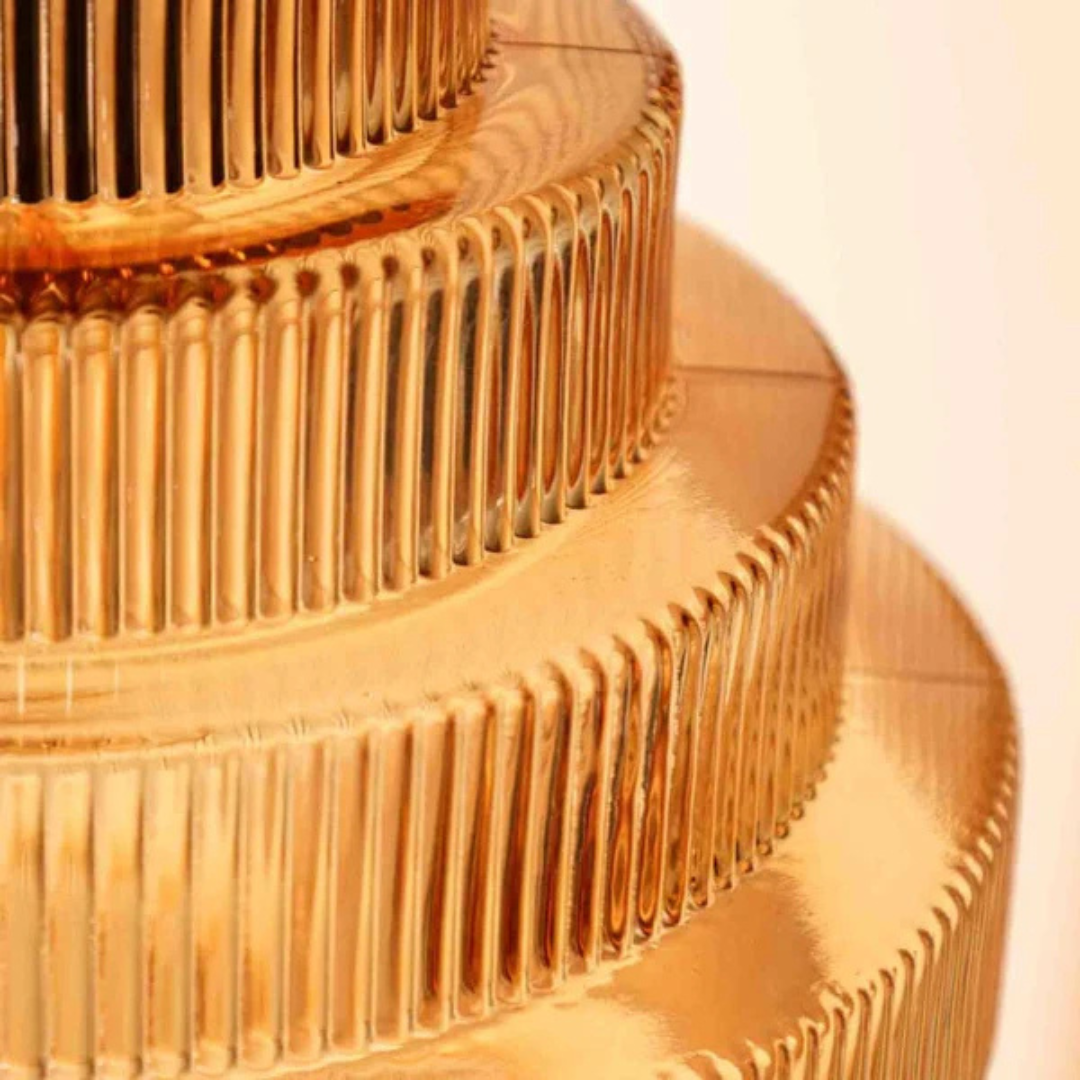 Sculptural Tiered Glass Pendant Light | Ormexis