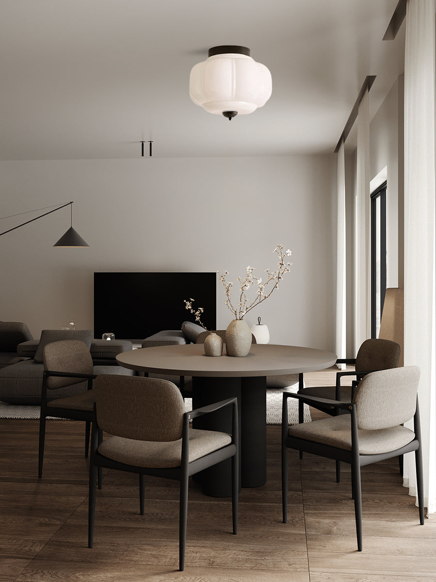 Laskostettu lasikupullinen kattovalaisin | Ormexis