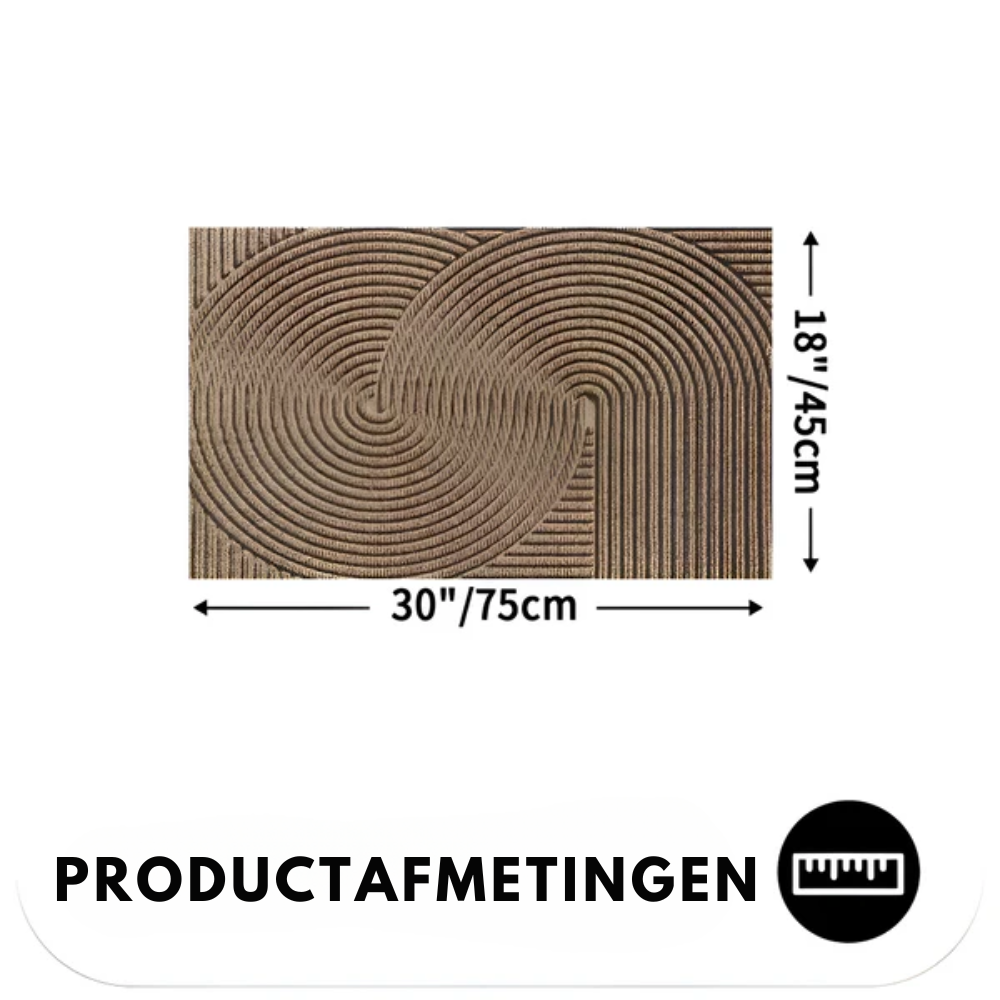 Geometric Wave Form Area Rug | Ormexis