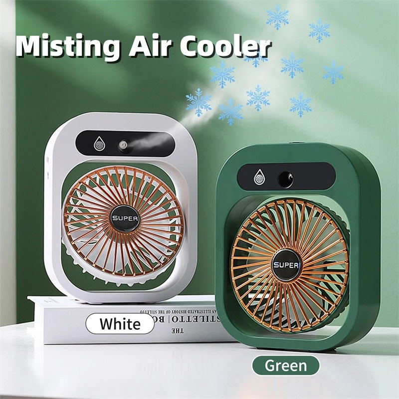 Ventilatore nebulizzatore portatile AquaFlow per raffreddamento personale