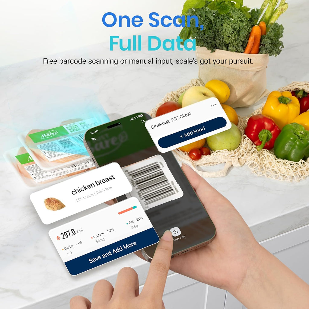Balance de calcul nutritionnel Precision Pro pour une cuisine saine et la gestion du poids