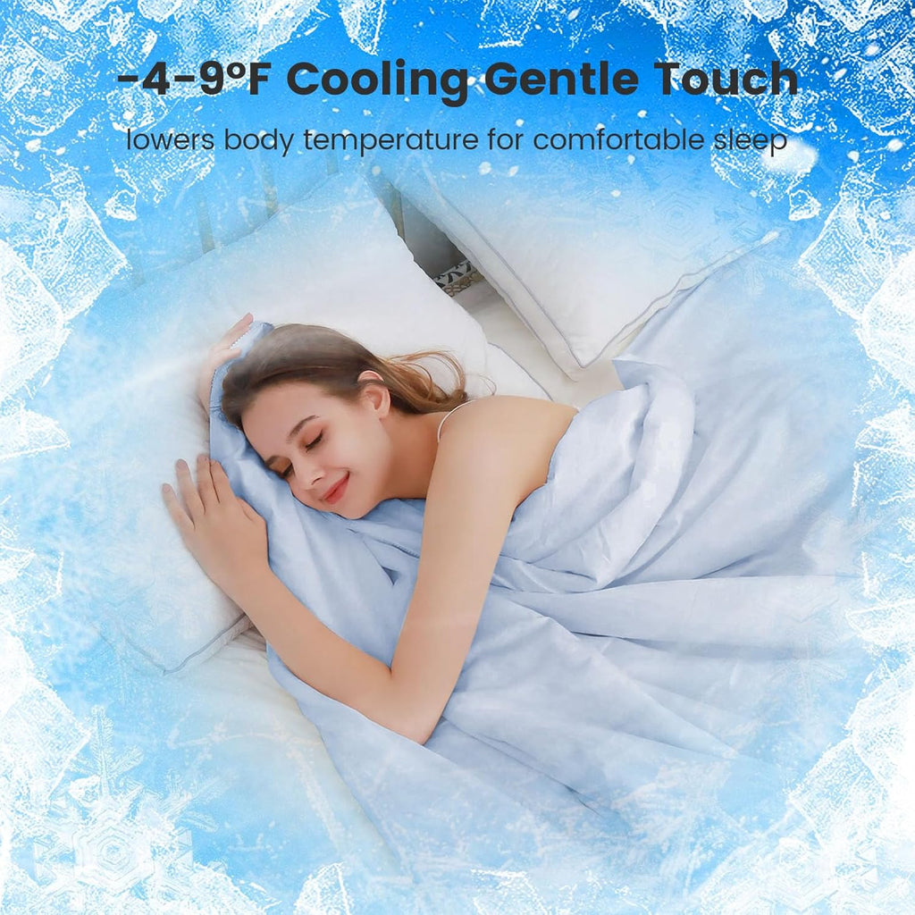 Couverture rafraîchissante Q-Max, double face, douce et respirante pour les personnes qui ont chaud la nuit