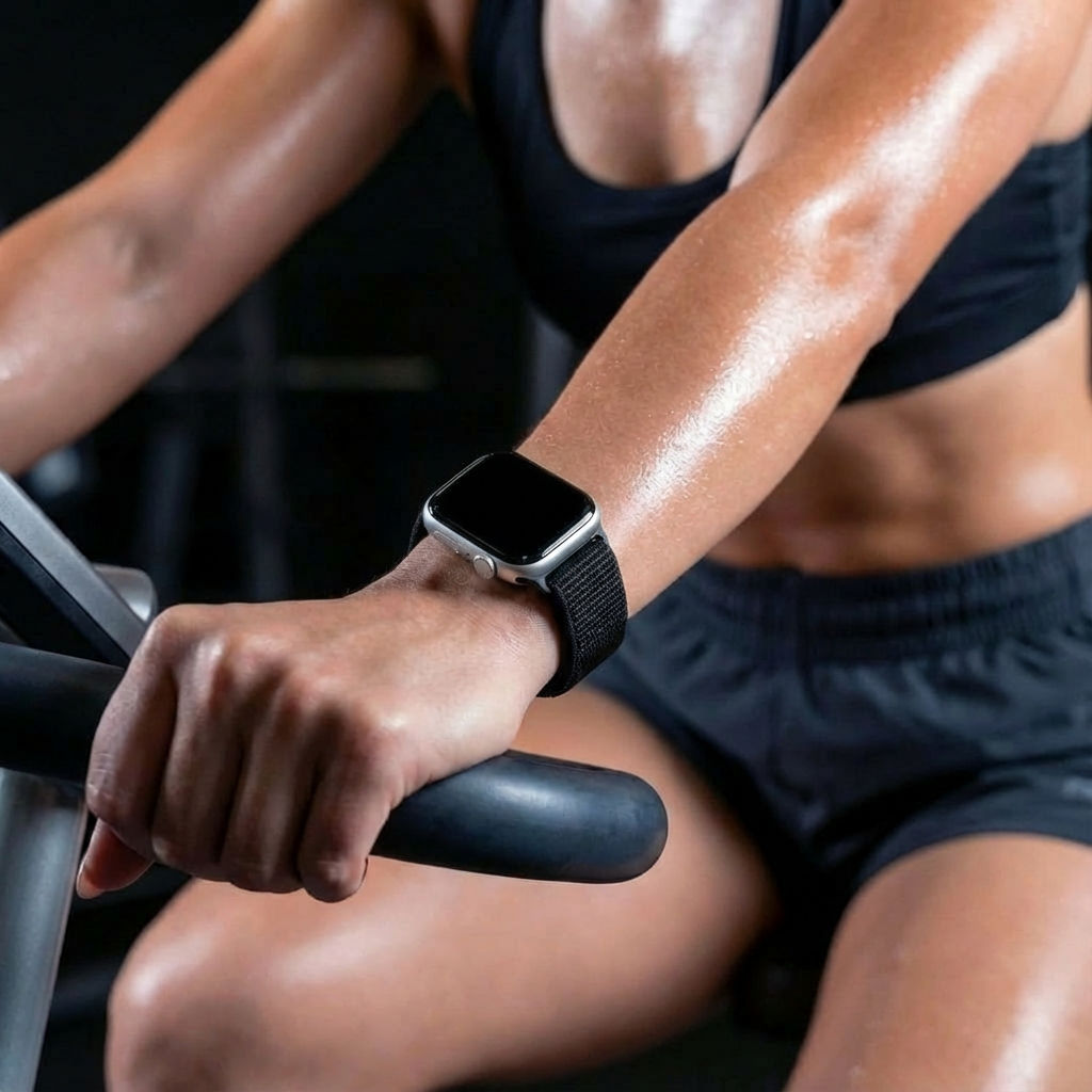 Apple Watch Black Nylon Band For Comfortable Everyday Wear