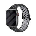 Náhradní sportovní řemínek Apple Watch černošedý
