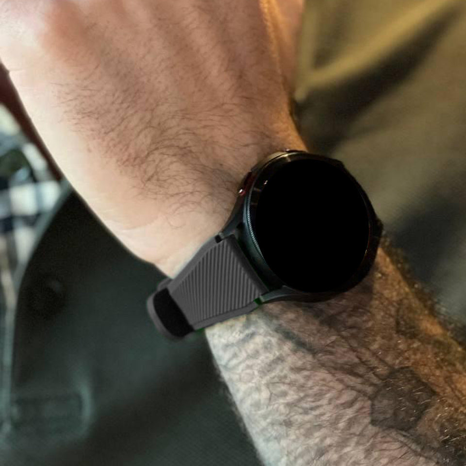 Samsung Galaxy Watch 46mm Bracelet en silicone noir