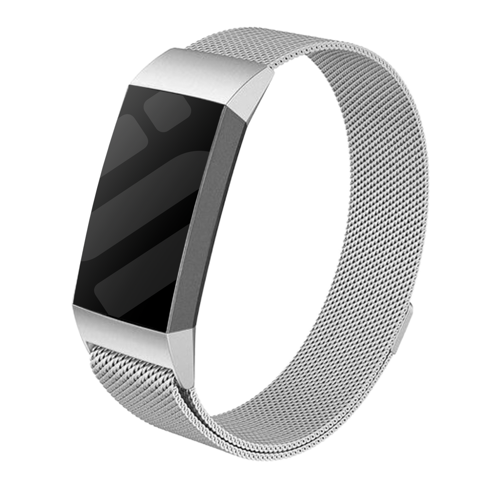 Charge 4 Silver Milanese Band for Fitbit Wrist Strap