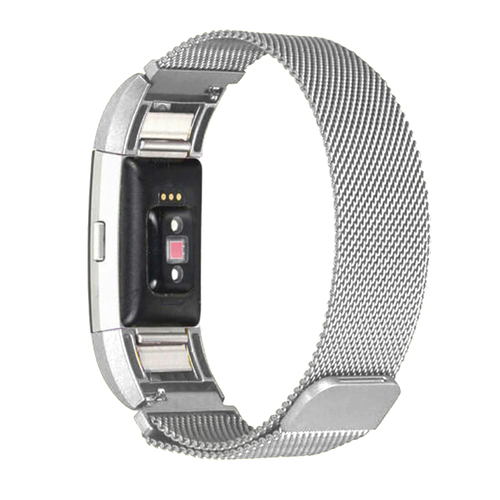 Charge 4 Silver Milanese Band for Fitbit Wrist Strap