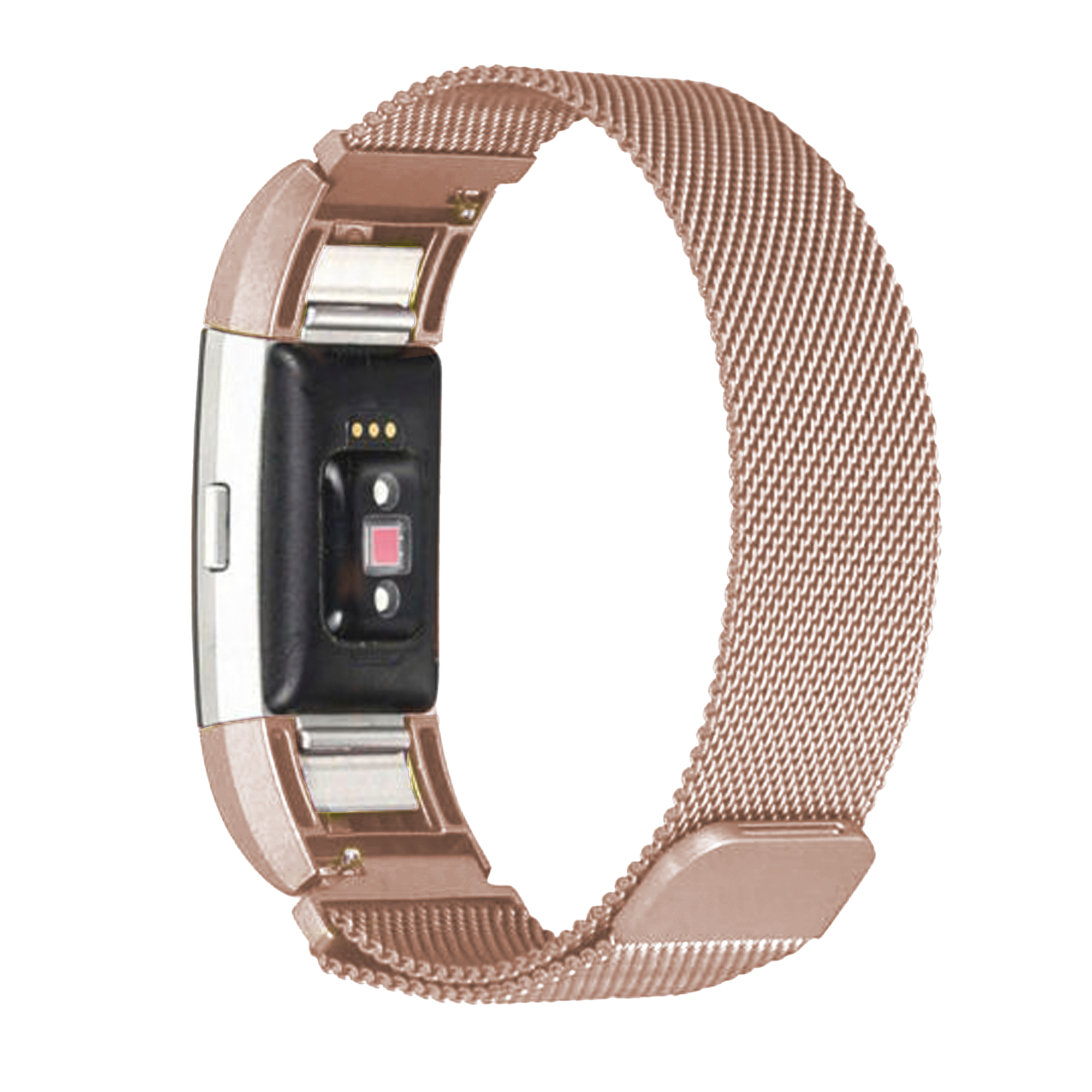 Pulseira Milanesa em Ouro Rosa para Fitbit Charge 4
