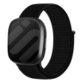 Nylon Strap Black For Fitbit Versa 3 Smartwatch Band