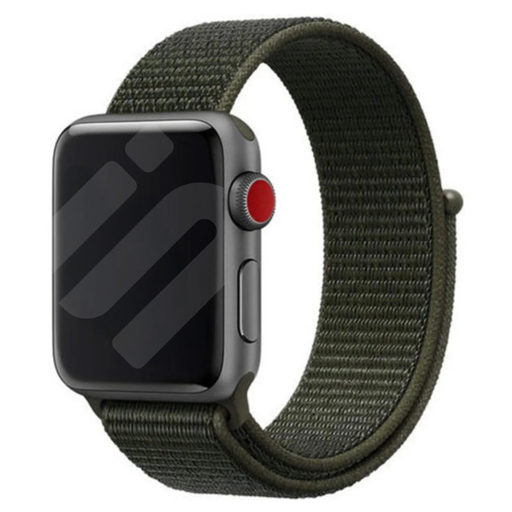 Mørkegrønt nylonrem Apple Watch-tilbehør for daglig bruk