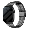 Apple Watch Black Stainless Strap Bracelet Fine Steel Band