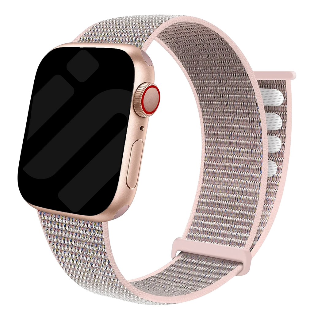 Nylonový řemínek Apple Watch pro každodenní nošení, růžový odstín