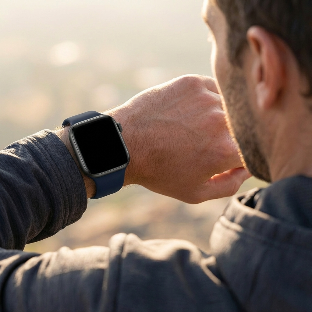 Apple Watch Classic Silicone Strap Navy Blue Color