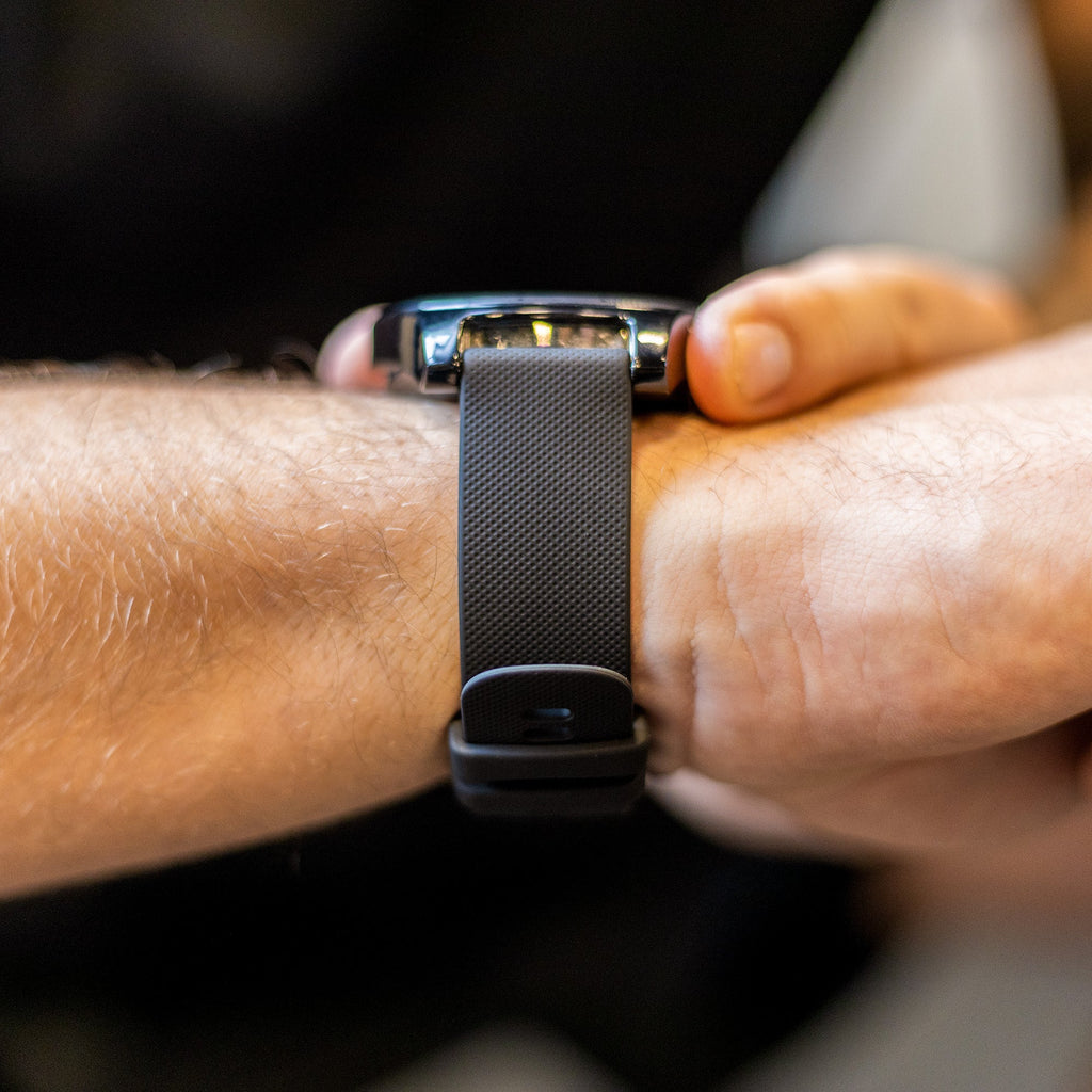 Polar Grit X Black Premium Silicone Band For Polar Grit X