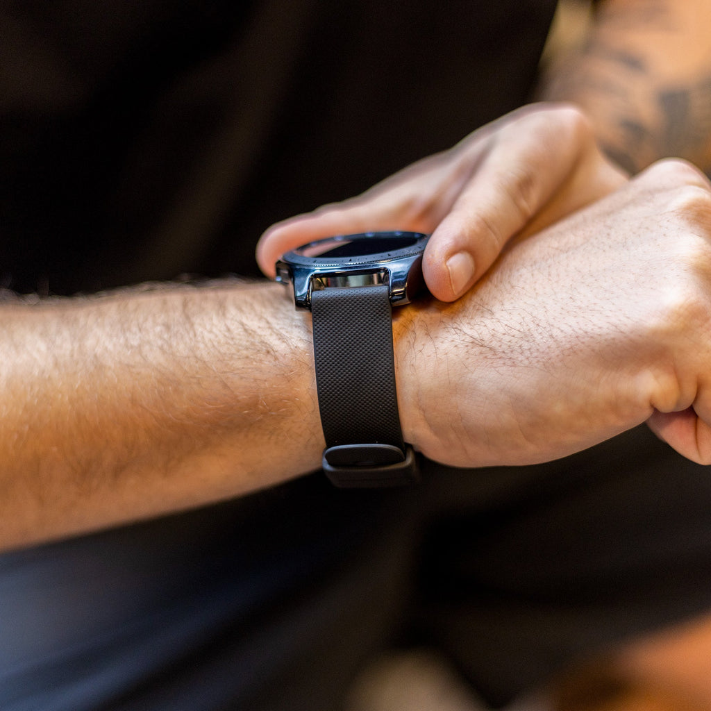 Polar Grit X Black Premium Silicone Band For Polar Grit X