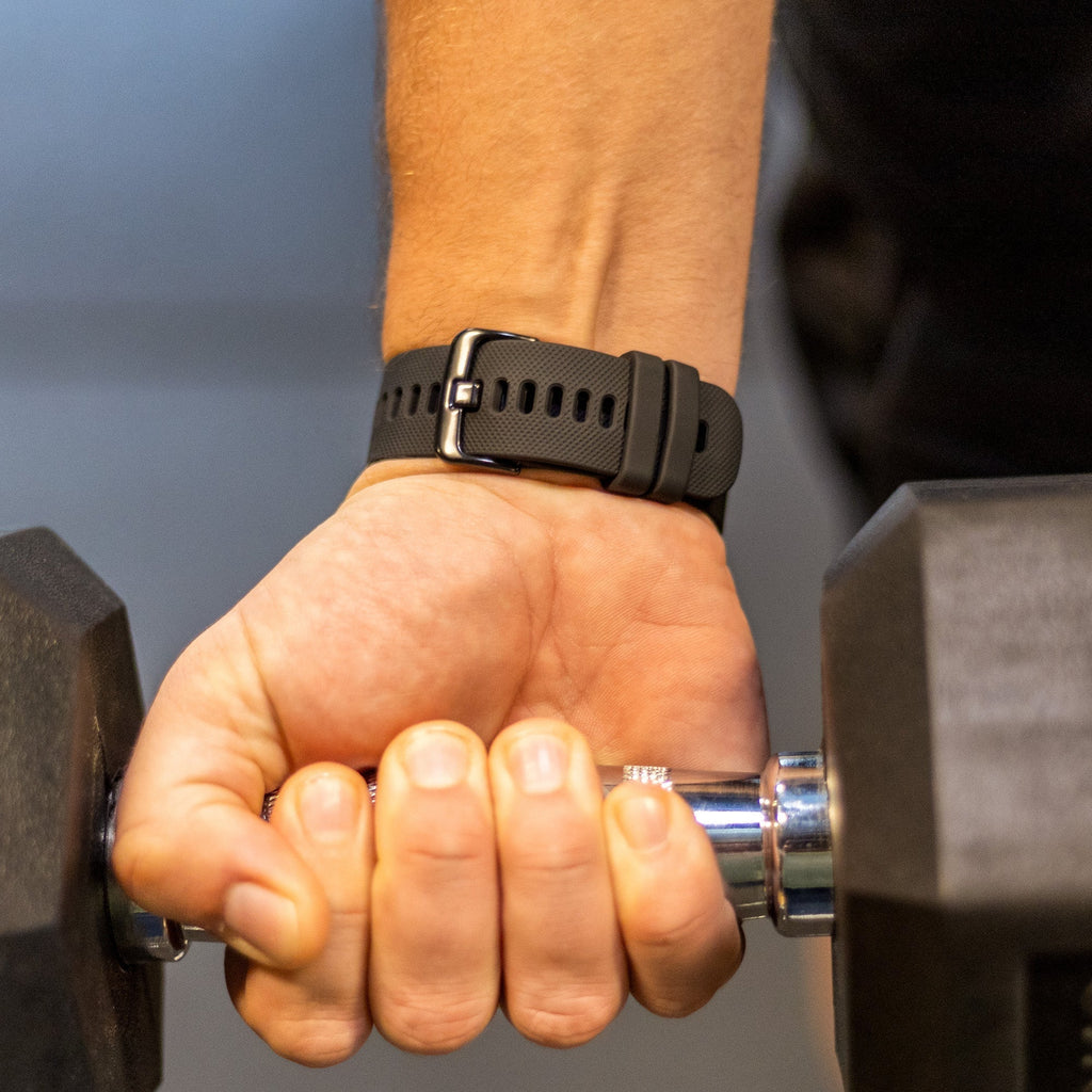 Polar Grit X Black Premium Silicone Band For Polar Grit X